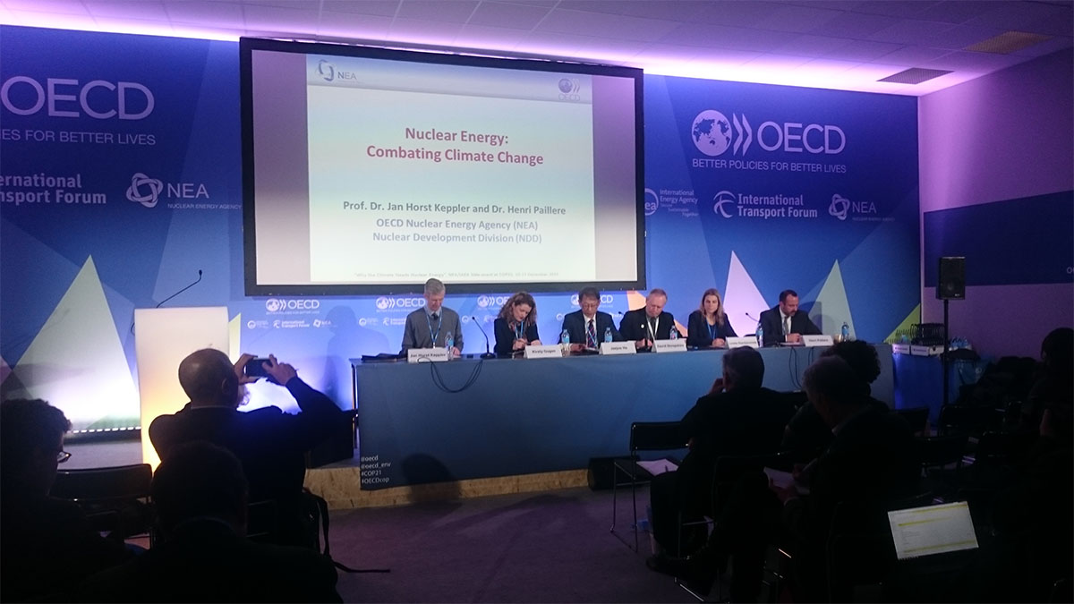 Energía Nuclear para mitigar el Cambio Climático: el OIEA en la COP21