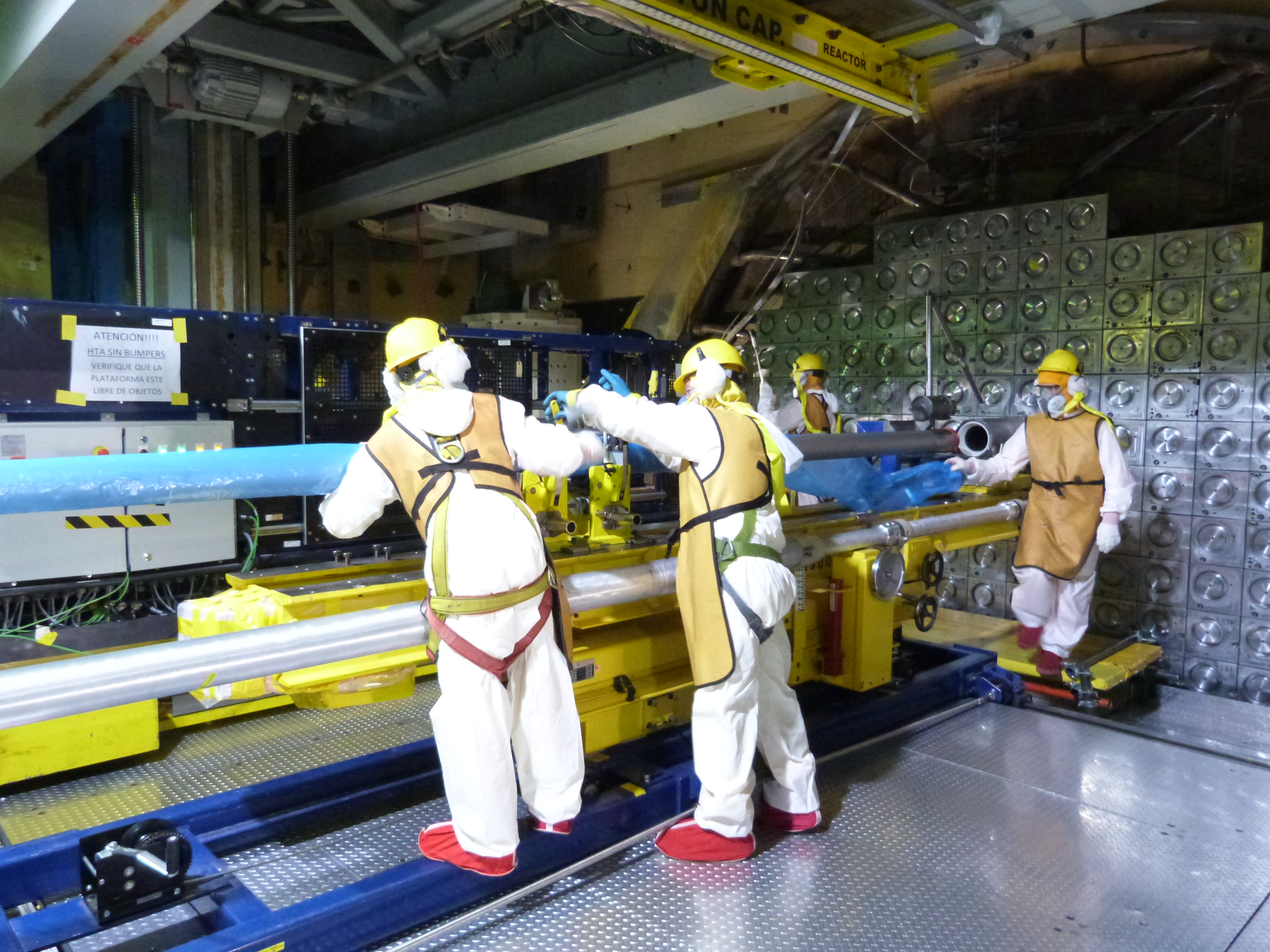 FINALIZÓ LA INSTALACIÓN DE TUBOS DE CALANDRIA EN LA CENTRAL NUCLEAR EMBALSE