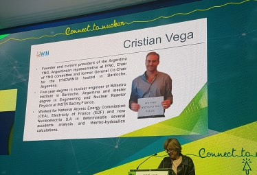 RECONOCIMIENTO PARA JÓVENES NUCLEARES ARGENTINOS