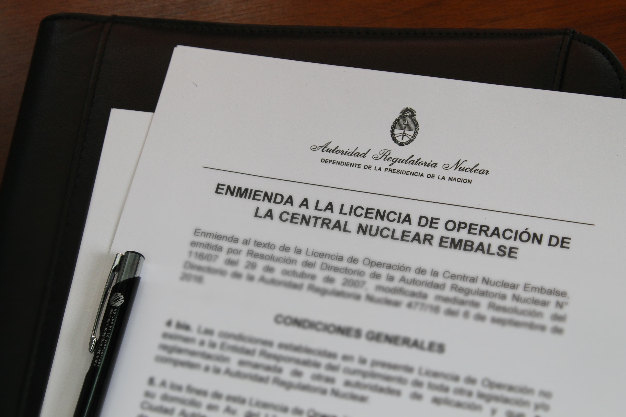 La ARN emitió la Enmienda a la Licencia de Operación  de la Central Nuclear Embalse