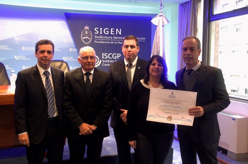 Reconocimiento a la calidad en Auditoría Interna de Nucleoeléctrica Argentina