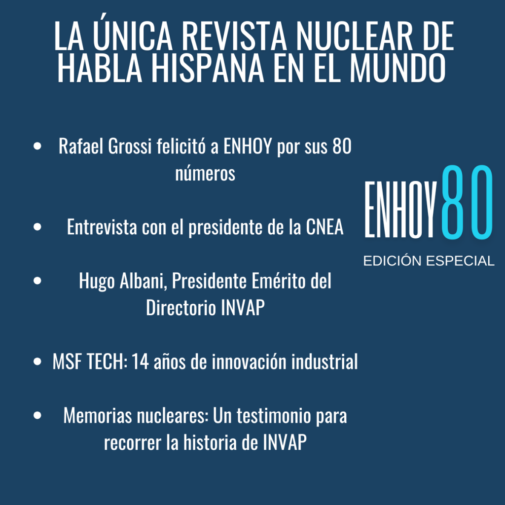 Revista ENHOY ¡80 ediciones! | ENUla.org – Energía Nuclear Latinoamericana