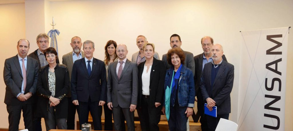 El presidente de la CNEA visitó el campus de la Universidad Nacional de San Martín