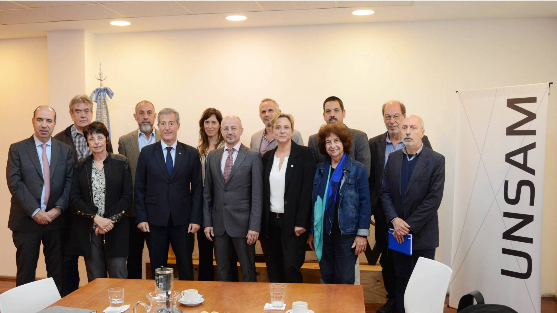 El presidente de la CNEA visitó el campus de la Universidad Nacional de San Martín