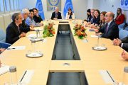 Encuentro de miembros del FORO con el director general del Organismo Internacional de Energía Atómica (OIEA)