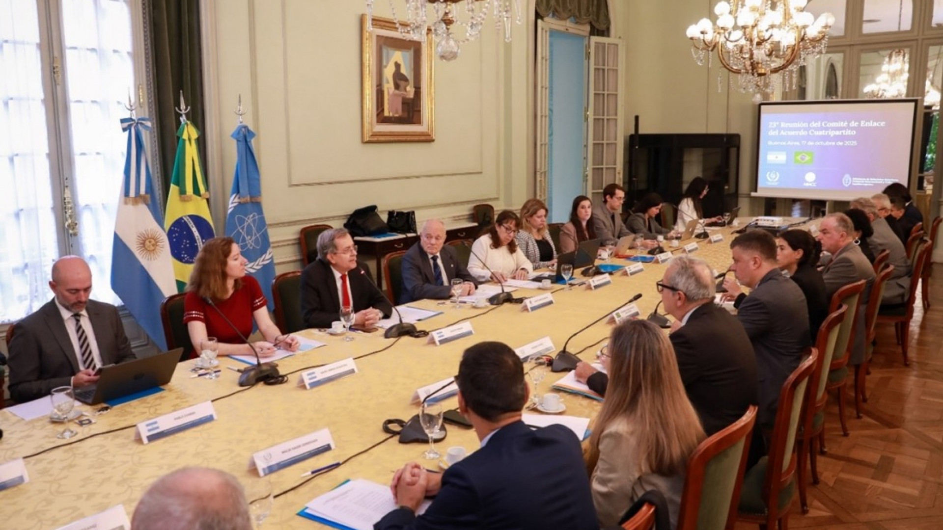 La ARN coordinó la 23° Reunión del Comité de Enlace del Acuerdo Cuatripartito para la aplicación de salvaguardias