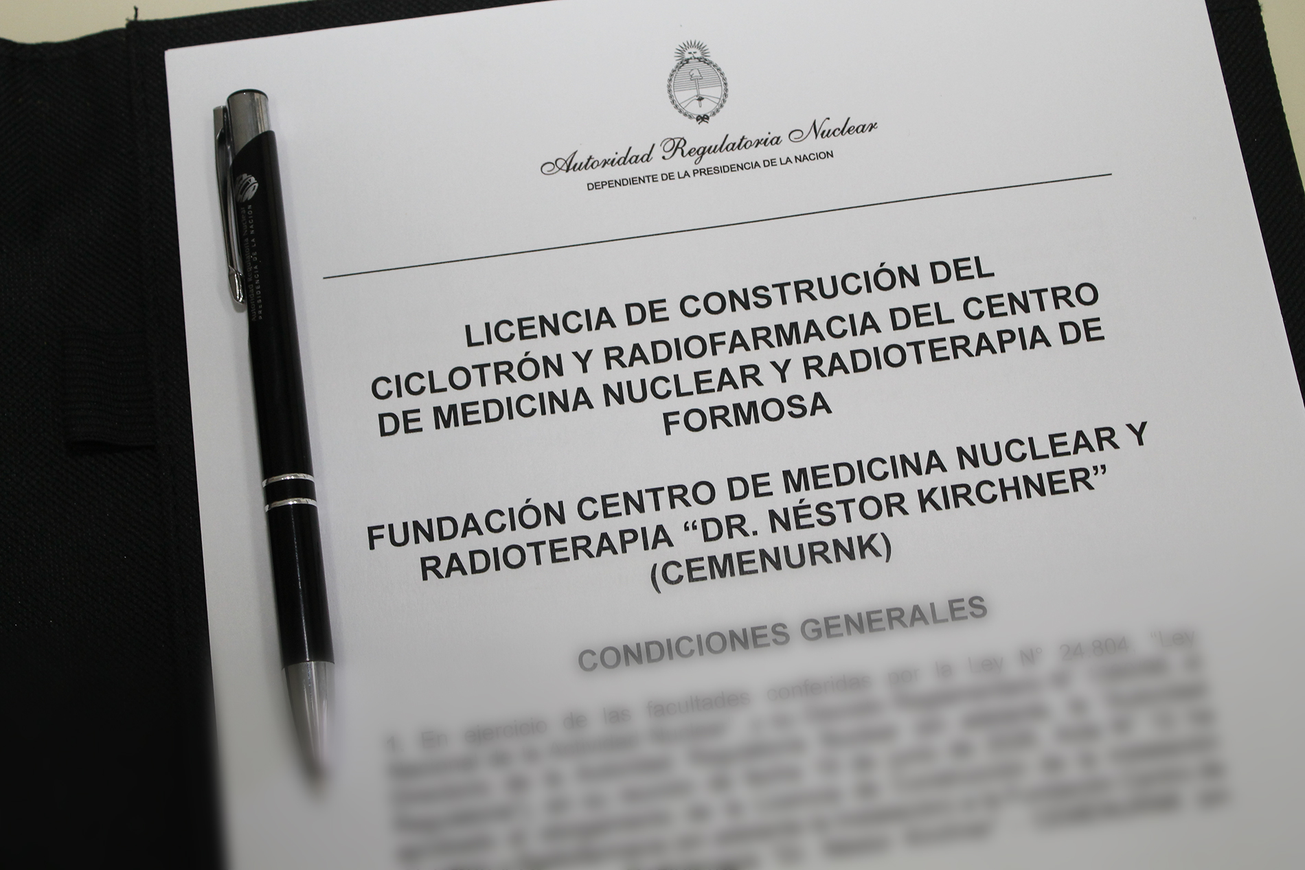 La ARN otorgó la Licencia de Construcción para nuevo equipo ciclotrón y radiofarmacia en Formosa