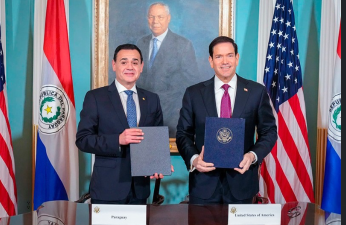 Paraguay y EE. UU. firman Acuerdo Estratégico de Cooperación en Energía Nuclear Civil