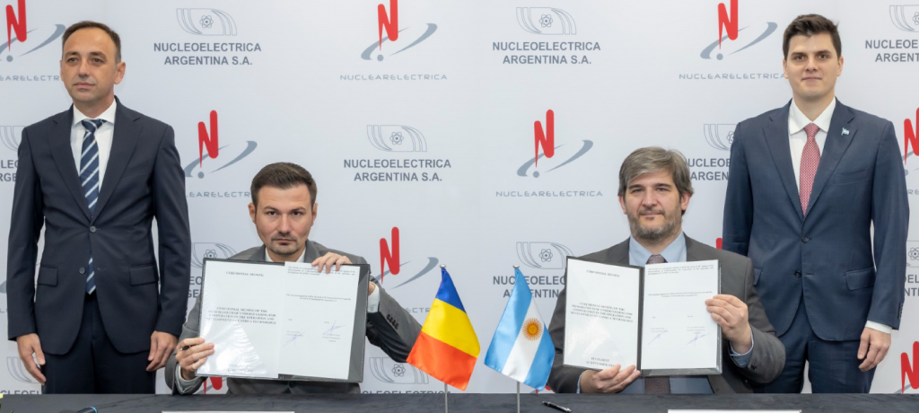Nucleoeléctrica cerró acuerdo con Rumania y amplía la exportación de servicios nucleares