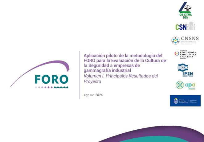 El FORO publica un nuevo documento sobre la evaluación de la cultura de seguridad en empresas de gammagrafía industrial