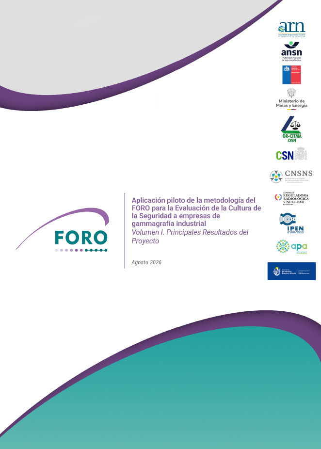 El FORO publica un nuevo documento sobre la evaluación de la cultura de seguridad en empresas de gammagrafía industrial